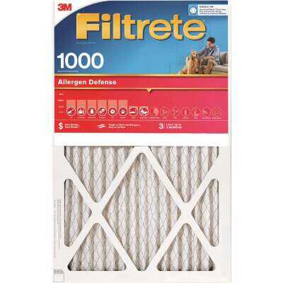 Filtrete 12 In. x 12 In. x 1 In. 1000/1085 MPR Allergen Defense Furnace Filter, MERV 11
